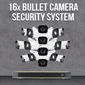 16 Bullet Camera System with NVR