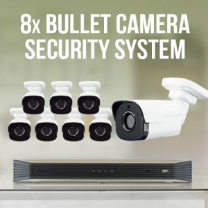 8 Bullet Camera Surveillance System with Recorder