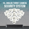 16x Analog Turet Camera Surveillance System and digital recorder