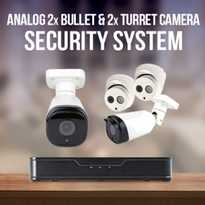 2 Turret and 2 Bullet Surveillance System